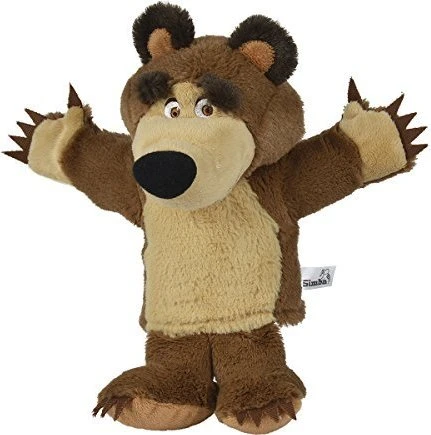 Simba Toys Mascha und der Bär - Masha Plüschbär Handpuppe