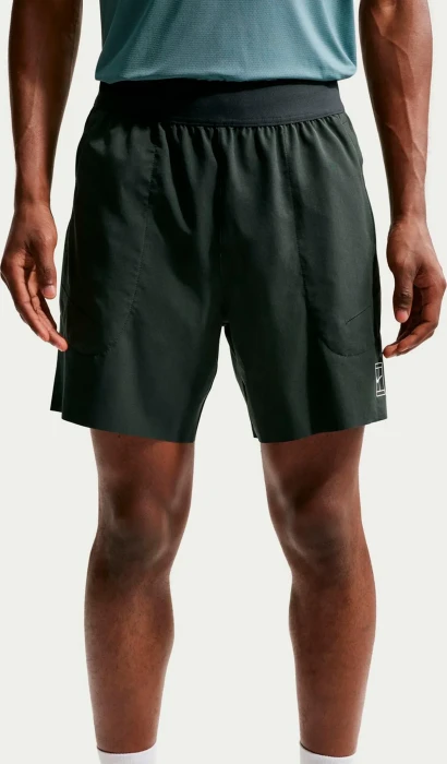 Nike Court Dri-FIT Advantage Hose kurz black spruce/white (Herren)