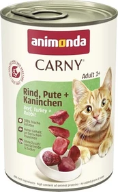 animonda Carny Adult Rind, Pute und Kaninchen, 400g