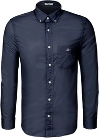 Gant Regular Fit Classic Popeline Hemd langarm marine (Herren)