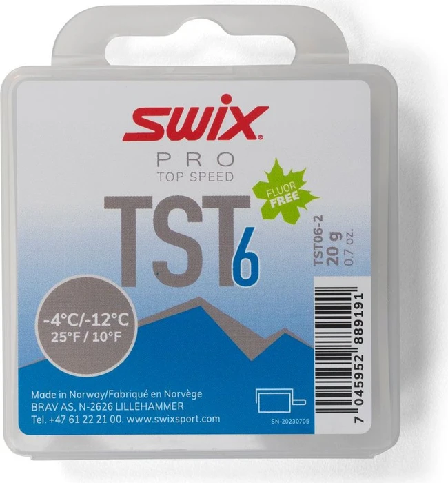 Swix TS6 Turbo Gleitwax 20g Wachs blau