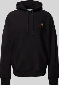 Carhartt Hooded American Script Sweatshirt Hoodie schwarz (Herren)