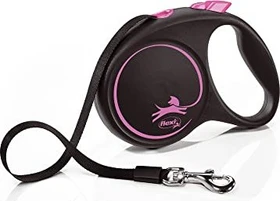 flexi Black Design M, Gurt, 5m, Pink