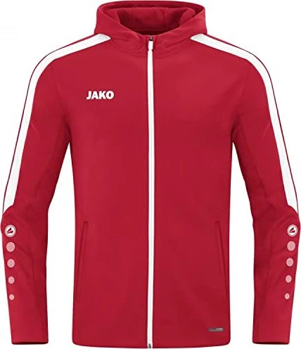 Jako Power Trainingsjacke rot/weiß (Damen)