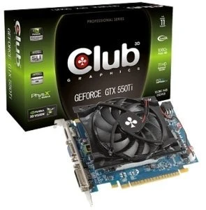 Club 3D GeForce GTX 550 Ti, 1.5GB DDR3, VGA, DVI, HDMI