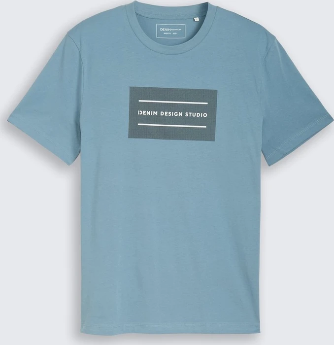 Tom Tailor Basic mit Logo-Print T-Shirt kurzarm (Herren)