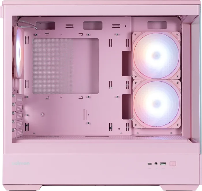 Zalman P30 [V2] Pink, rosa, Glasfenster