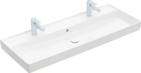 Villeroy & Boch Collaro Schrankwaschbecken 1200x270x160mm, mit Überlauf, Ceramic Plus, weiß alpine