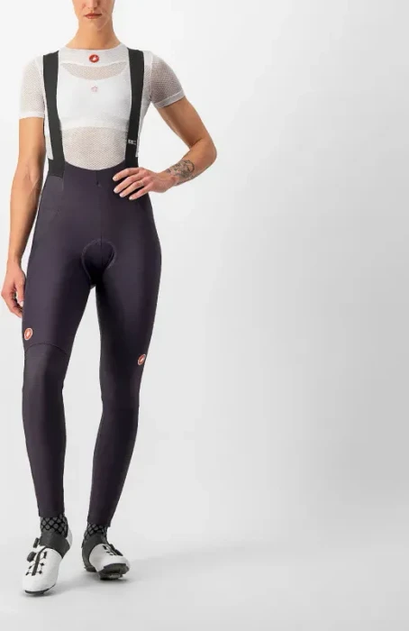 Castelli Sorpasso RoS Bibtight Fahrradhose lang dark night shade/silver reflex (Damen)