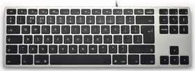 Matias RGB Wired Aluminium TKL Mac Keyboard, schwarz/grau, USB, UK (FK308LB-UK)