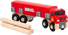BRIO Holztransporter mit Magnetladung