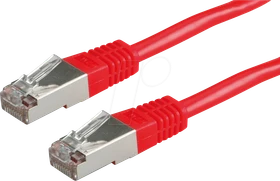 Roline / Secomp Patchkabel, Cat5e, SF/UTP, RJ-45/RJ-45, 5m, rot