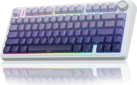 Aula F75 Pro, Gradient Purple, LEDs RGB, hot-swap, LEOBOG Seiya Star Vector, USB/Bluetooth, US