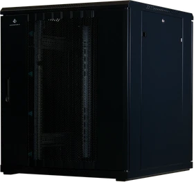 Rockstable 19" Serverschrank 18HE, Gitternetztür, IP2X, schwarz, 800mm tief