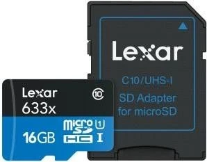 Lexar High-Performance 633x R95 16GB Kit, UHS-I, Class 10
