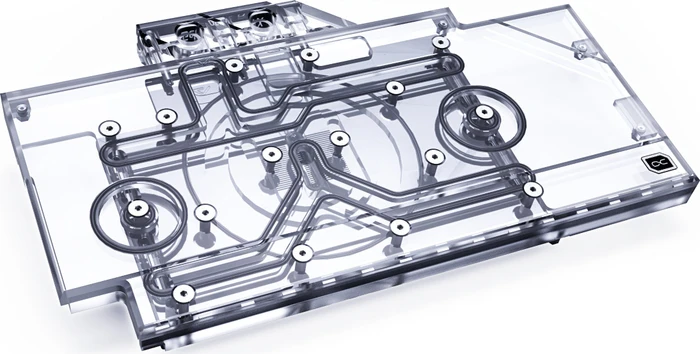 Alphacool Eisblock Aurora Acryl GPX-N RTX 3090/3080 ROG Strix mit Backplate