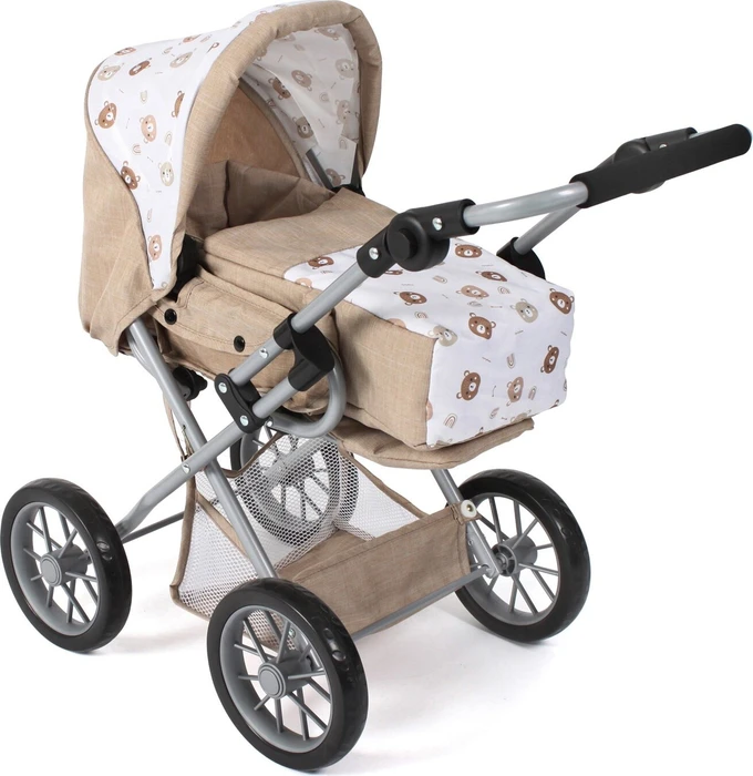 Bayer Chic 2000 Leni 3in1 Kombipuppenwagen Bärchen beige