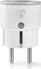Nedis WLAN Smart-Steckdose mit Energieverbrauchsmesser, 2500W, Typ F, Smart-Steckdose mit Strommessfunktion (WIFIP110FWT)