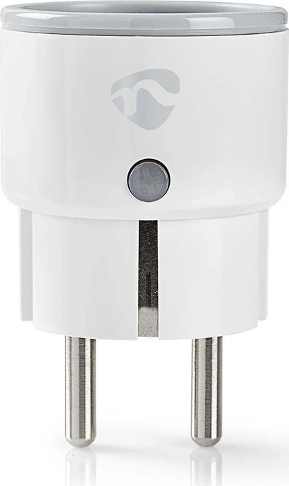 Nedis WLAN Smart-Steckdose mit Energieverbrauchsmesser, 2500W, Typ F, Smart-Steckdose mit Strommessfunktion
