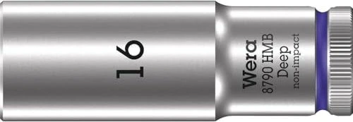 Wera 8790 HMB Deep Außensechskant Steckschlüssel 3/8", 16x64mm