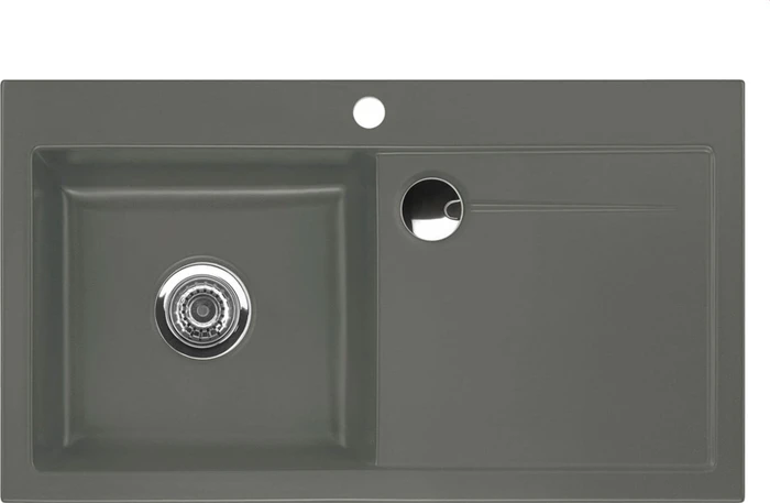systemceram Stema 90 Einbau Becken links lava