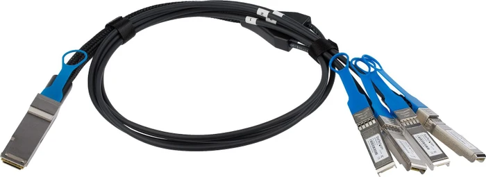 StarTech 40G 1m LAN-DAC Breakout, Twinax, 1x QSFP+/4x SFP+