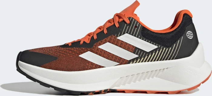 adidas Terrex Soulstride Flow core black/crystal white/impact orange (Herren)