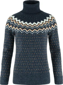 Fjällräven Övik Roller Neck Strickpullover navy/dark navy (Damen)