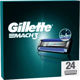 Gillette Mach3 Rasierklinge, 24 Stück