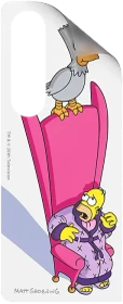 Samsung HOHOHO THE SIMPSONS Skin Film für Galaxy Z Fold4 hot pink