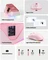 Epomaker Nex Lite Wireless Gaming Mouse mit Ladestation, rosa, USB/Bluetooth Vorschaubild