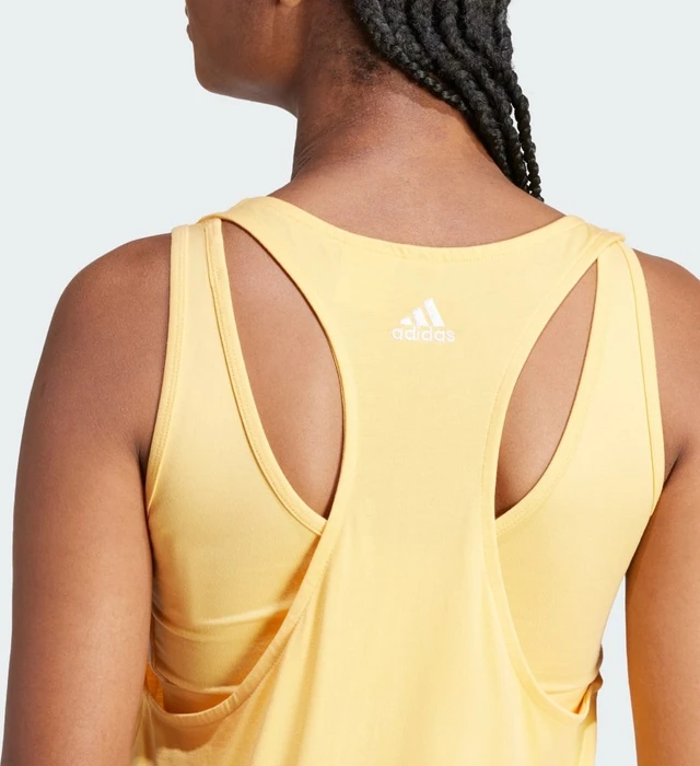 adidas Loungewear Essentials Loose Logo Funktionsshirt ärmellos semi spark/white (Damen)