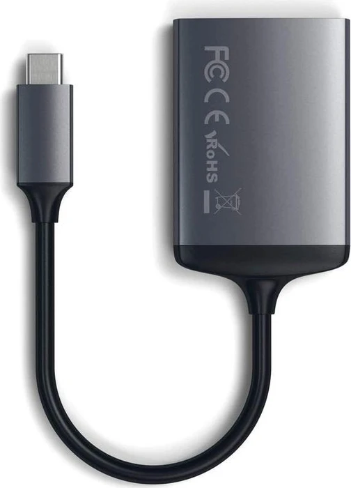 Satechi Type-C UHS-II, Space Gray, Dual-Slot-Cardreader, USB-C 3.0 [Stecker]