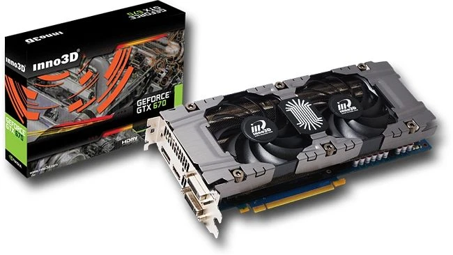 INNO3D GeForce GTX 670, 4GB GDDR5, 2x DVI, HDMI, DP