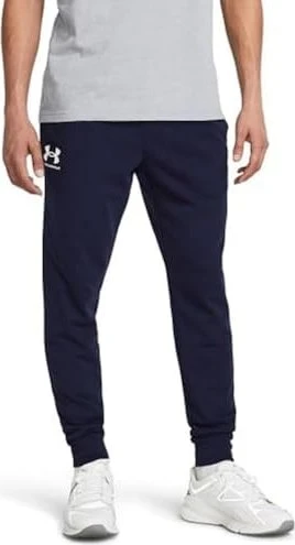 Under Armour Rival Terry Trainingshose lang midnight navy/onyx white (Herren)