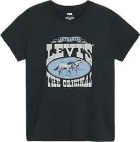 Levi's The Perfect T-Shirt kurzarm pirate black (Damen)