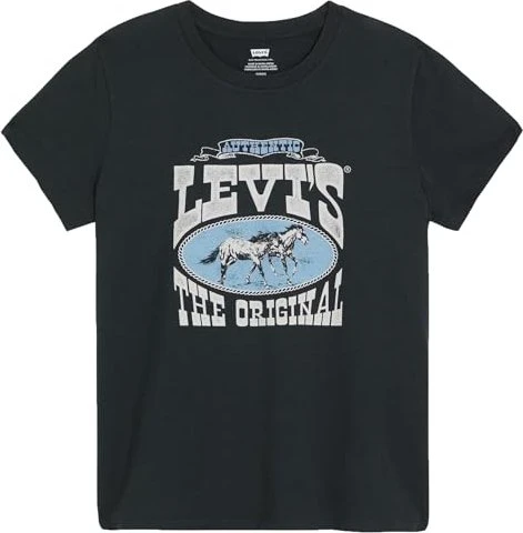Levi's The Perfect T-Shirt kurzarm pirate black (Damen)