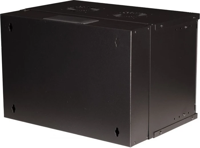 Equip Eco Mount 19" Wandgehäuse 7HE, Flatpack, Sicherheitsglastür, IP20, RAL 9005, 400mm tief