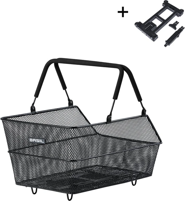 Basil Cento S MIK Fahrradkorb schwarz