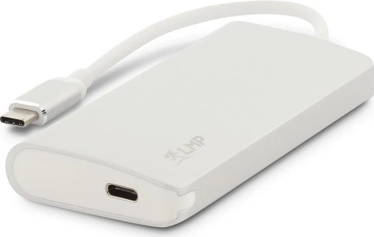 LMP USB-C Video Hub, 5-Port, USB-C 3.0 [Stecker], silber