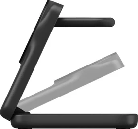 Belkin UltraCharge faltbare magnetische 3-in-1-Ladestation mit Qi2 (25W) viereckig schwarz (WIZ036kqBK)