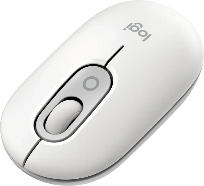 Logitech POP Wireless Mouse, Off-White, Logi Bolt, USB/Bluetooth