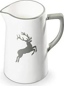 Gmundner Keramik Grauer Hirsch Wasserkrug 700ml