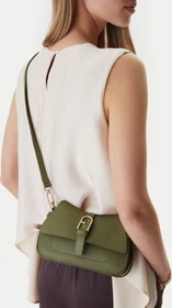 Furla Flow Mini Schultertasche avocado