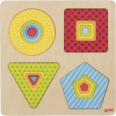 Goki Schichtenpuzzle Formen