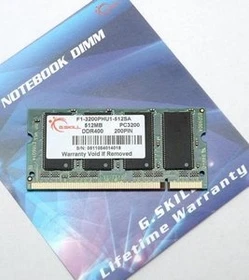 G.Skill SA Series SO-DIMM 256MB, DDR-400, CL2.5