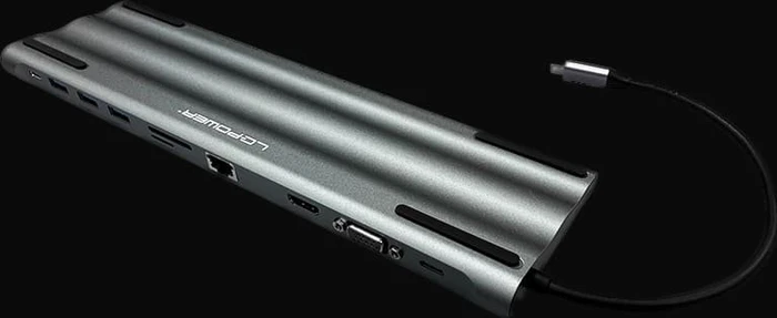 LC-Power USB-C 8-in-1 Multiport Hub, USB-C 3.0 [Stecker]