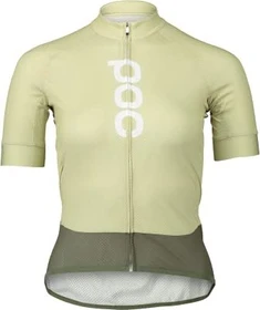 POC Essential Road Logo Trikot kurzarm prehnite green/epidote green (Damen)