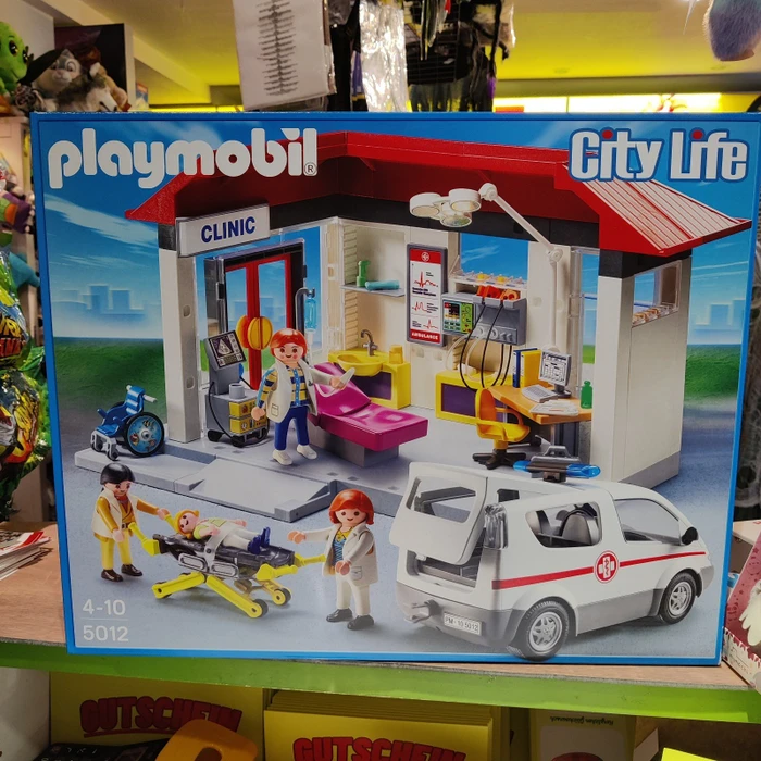 playmobil City Action Klinik mit Notarzt-PKW
