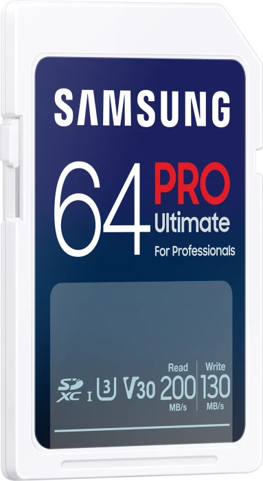 Samsung PRO Ultimate R200/W130 64GB, UHS-I U3, Class 10